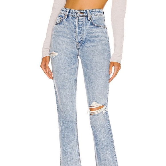 GRLFRND Karolina High Rise Straight Crop